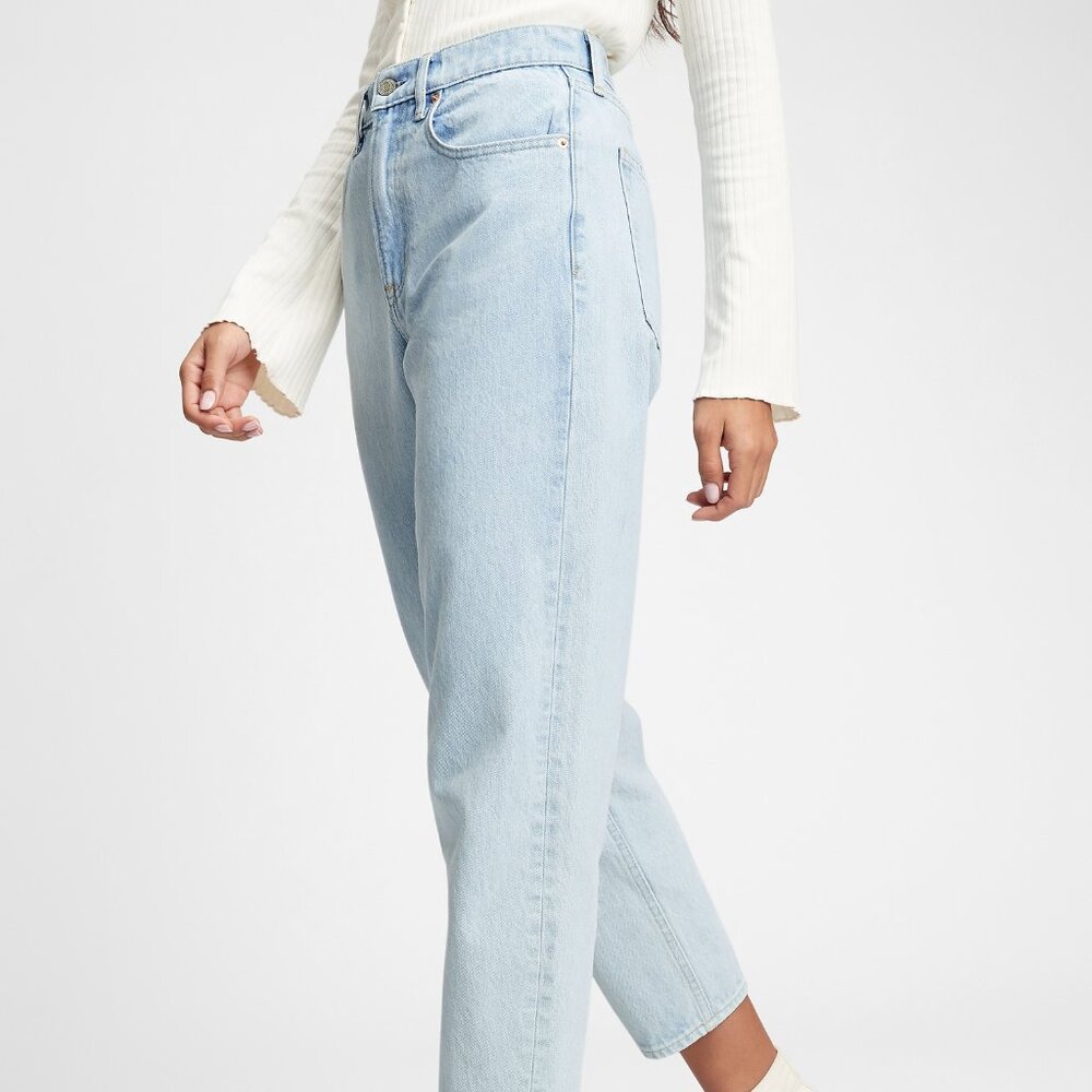 GAP High Rise Barrel Jeans with Washwell size 25 Regular